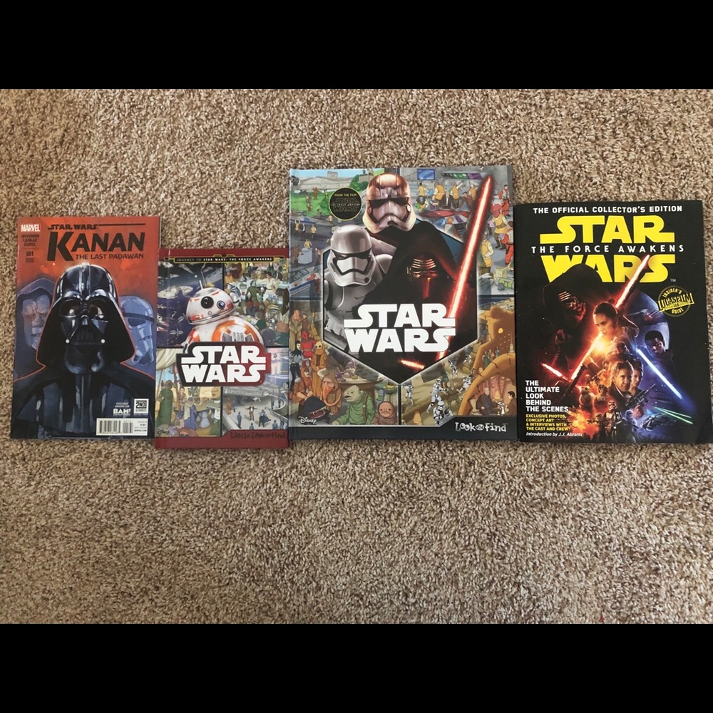 4 Star Wars books
